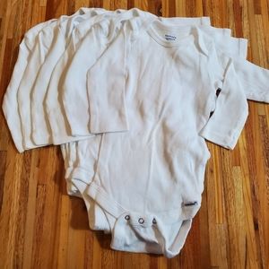 Gerber Long Sleeve Onesie 6-pack